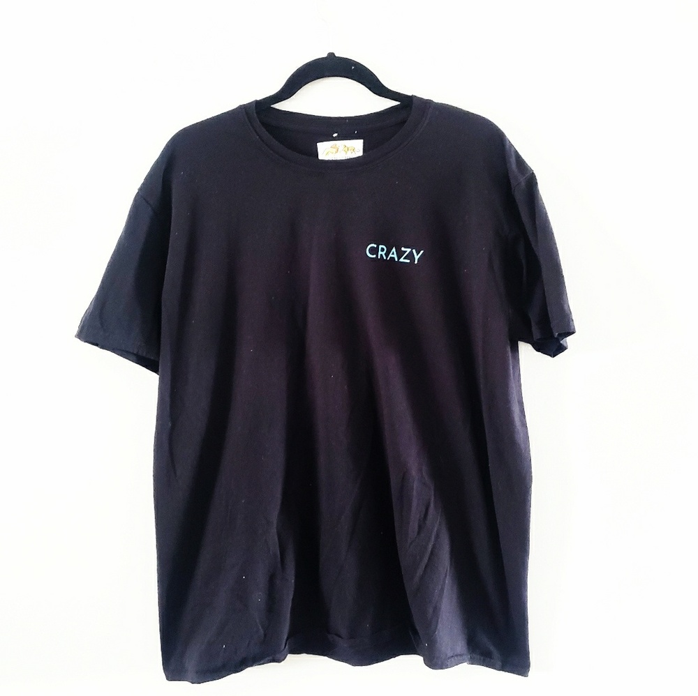 Crazy Black Unisex T-Shirt
